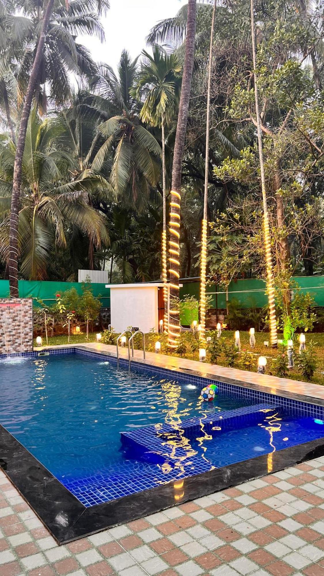 Seas The Day Luxurious 5Bhk Villa 2Min From Awas Beach With Huge Private Pool Alibag Exterior photo