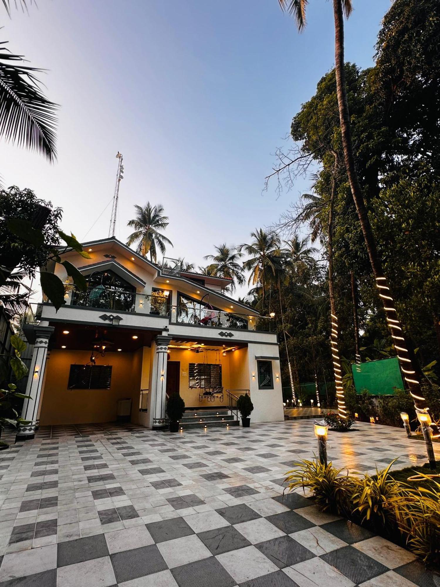 Seas The Day Luxurious 5Bhk Villa 2Min From Awas Beach With Huge Private Pool Alibag Exterior photo