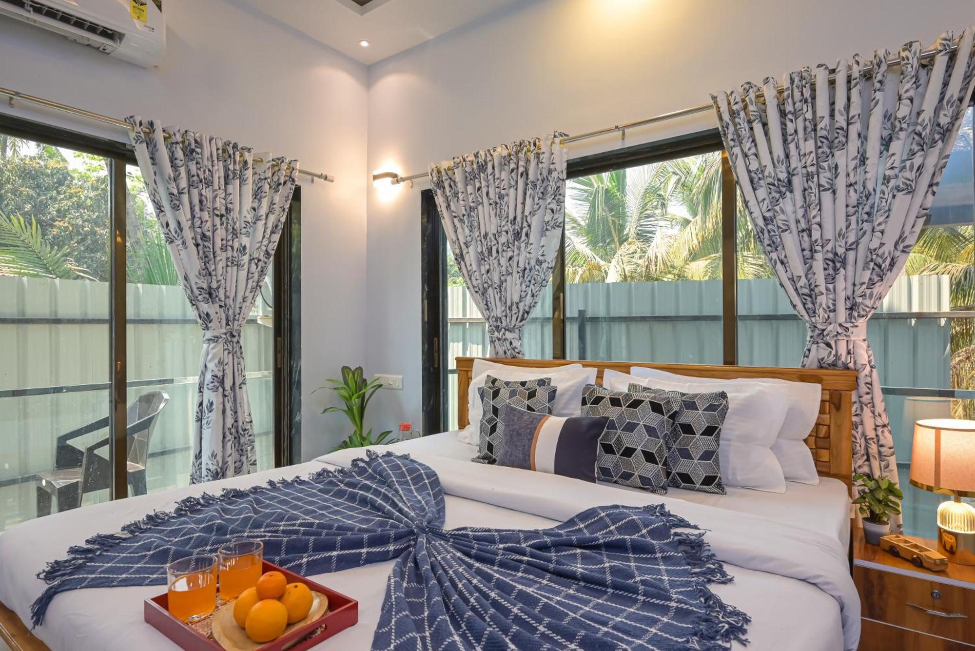 Seas The Day Luxurious 5Bhk Villa 2Min From Awas Beach With Huge Private Pool Alibag Exterior photo